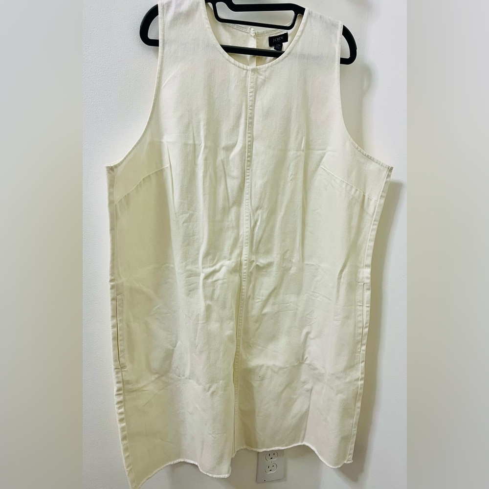 NWT.J.Crew. Layer this beautiful, clean aesthetic, denim sheath. Sz 20.